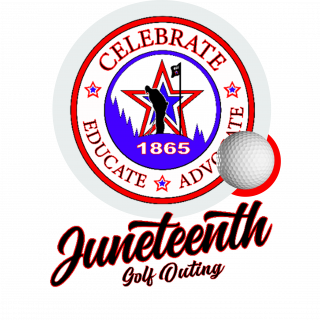 juneteenth golf outing logo